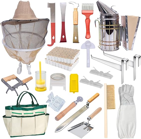 Apiary Beginner Kit with Jacket, Smoker and Brush