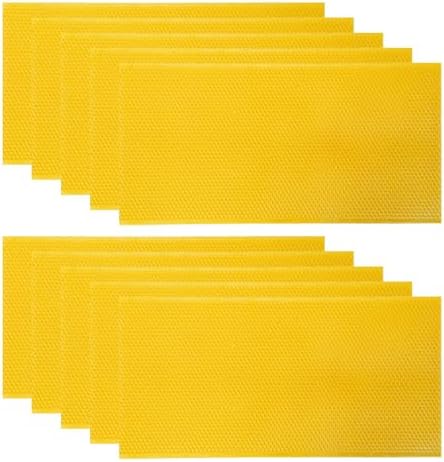 Natural Wax Foundation for Honey Super Frames